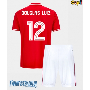 Nottingham Forest Douglas Luiz #12 Echipament de Fotbal Replică 2025-26 Copii Acasa (+ Șorturi)